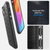 coque iphone 15 mag armor spigen noir mat