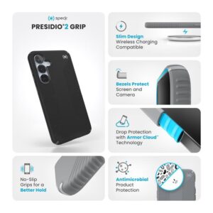 coque samsung galaxy s25+ presidio2 grip speck noir