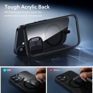 coque iphone 17 esr classic hybrid transparent/noir
