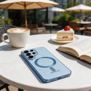 coque samsung galaxy s26 ultra tech protect magflex bleu