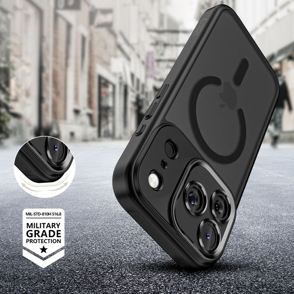 coque iphone 17 pro tech protect magcam noir