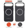 coque iphone 17 air tech protect ion carbon argent