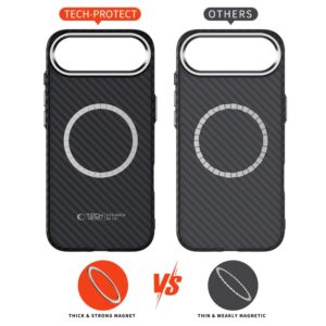 coque iphone 17 air tech protect ion carbon argent