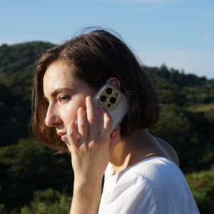 coque iphone 14 plus iglaze moshi argent
