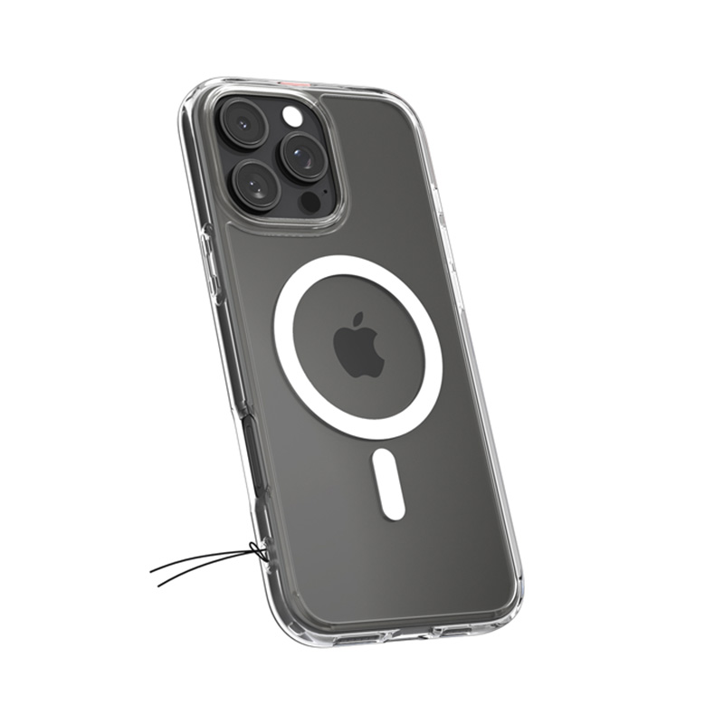 coque iphone 16 pro ultra hybrid mag spigen blanc