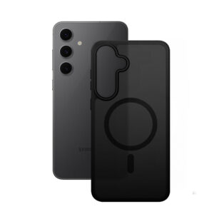 coque samsung galaxy s24 fe hybrid matte magnetic crong noir