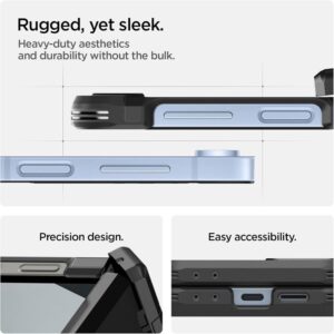 coque samsung galaxy z flip 6 tough armor mag spigen noir