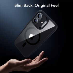 coque iphone 17 esr classic hybrid transparent/noir