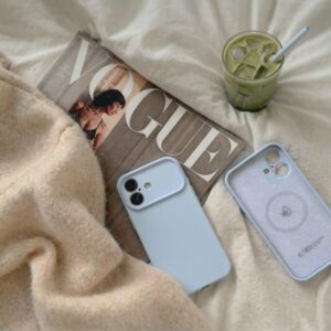 coque iphone 17 tech protect silicone magsafe bleu