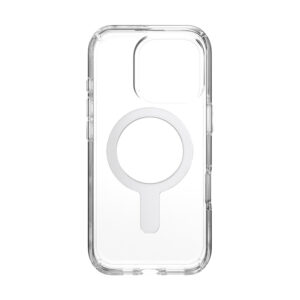 coque iphone 16 pro presidio perfect clear speck transparent chrome finish