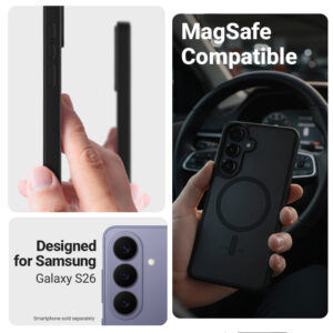 coque samsung galaxy s26 hybrid matte magnetic crong violet