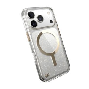 coque iphone 17 pro presidio lux speck disco gold metallic