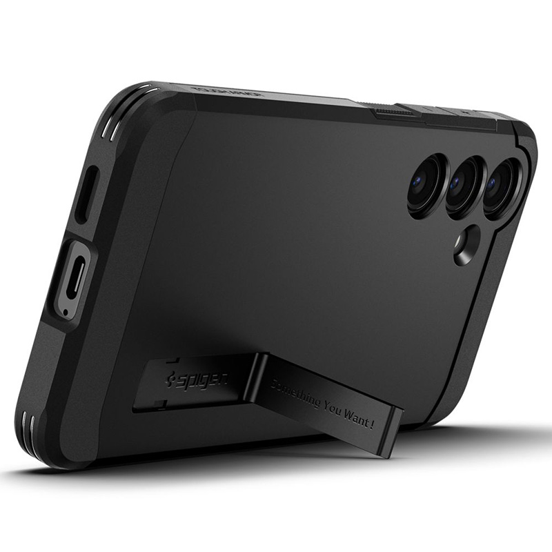 coque samsung galaxy s24 tough armor spigen noir