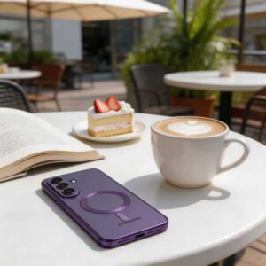 coque samsung galaxy s26 tech protect magflex violet