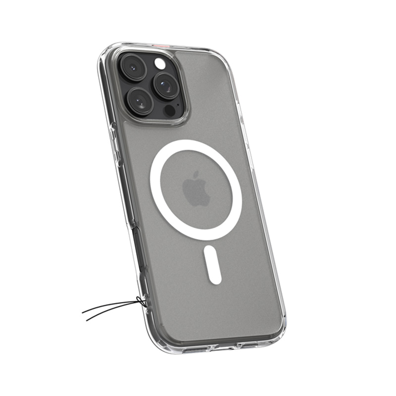 coque iphone 16 pro ultra hybrid mag spigen fumé