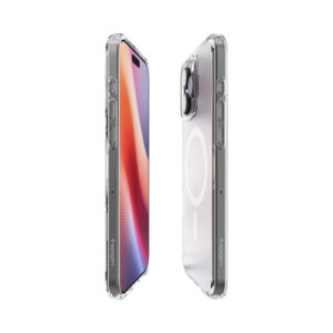 coque iphone 16 pro ultra hybrid mag spigen fumé
