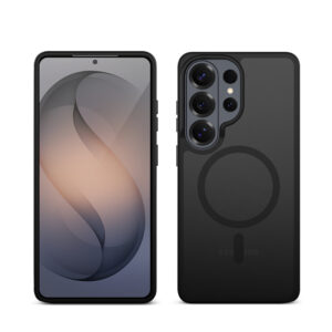 coque samsung galaxy s26 ultra hybrid matte magnetic crong noir