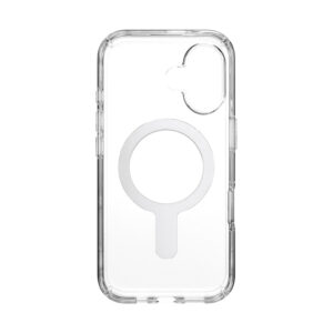 coque iphone 16 presidio perfect clear speck transparent chrome finish