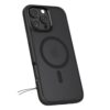 coque iphone 16 pro ultra hybrid mag spigen noir givré