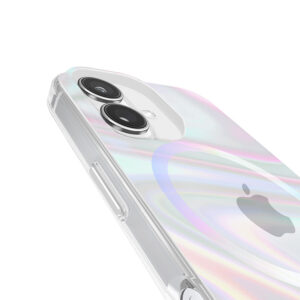 coque iphone 16 soap bubble case mate irisé