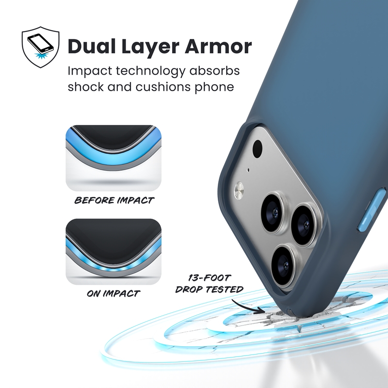 coque iphone 17 pro presidio lux speck bleu marine