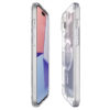 coque iphone 15 plus ultra hybrid mag spigen blanc