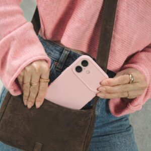 coque iphone 17 tech protect silicone magsafe rose