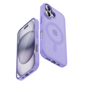 coque iphone 17 hybrid matte magnetic crong violet