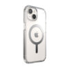 coque iphone 17e presidio perfect clear speck transparent chrome finish