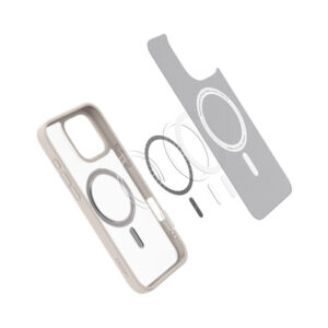 coque iphone 16 pro max ultra hybrid mag spigen titane