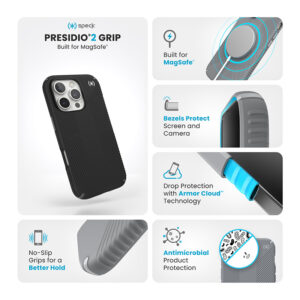 coque iphone 16 pro presidio2 grip speck noir