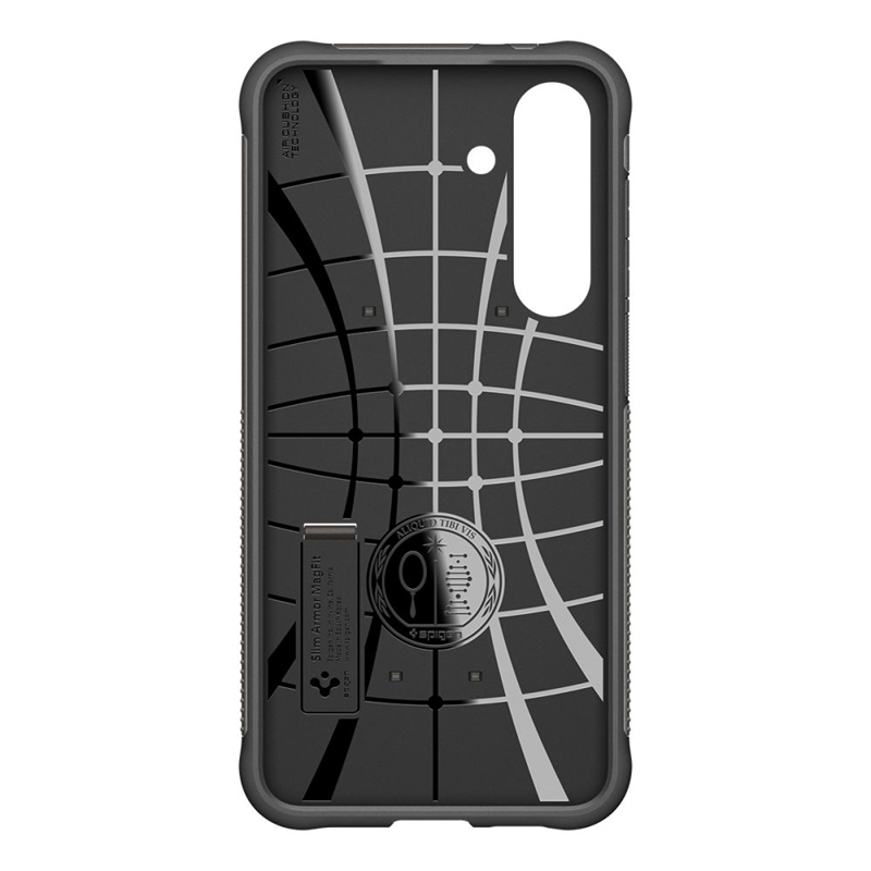 coque samsung galaxy s25 slim armor spigen anthracite