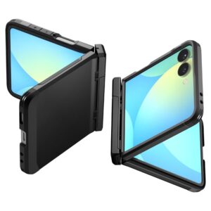 coque samsung galaxy z flip 7 tough armor mag spigen noir