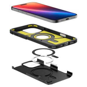 coque iphone 16 pro max tough armor spigen noir