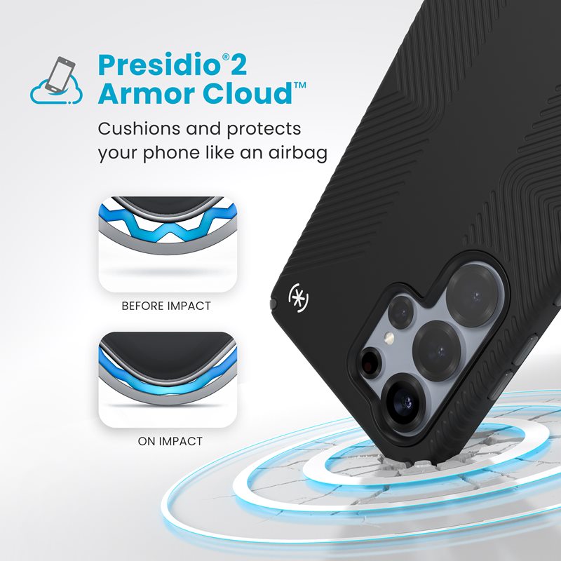 coque samsung galaxy s25 ultra presidio2 grip speck noir