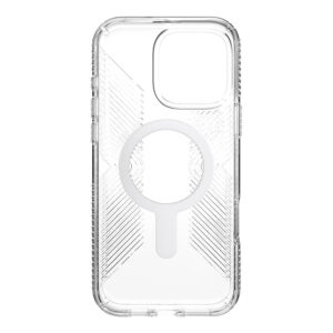 coque iphone 16 pro max presidio perfect clear speck transparent serene silver