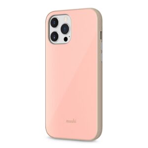 coque iphone 13 pro max iglaze moshi rose
