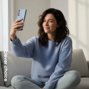 coque samsung galaxy s26 hybrid matte magnetic crong bleu