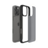 coque iphone 16 pro ultra hybrid spigen noir givré réf 0360