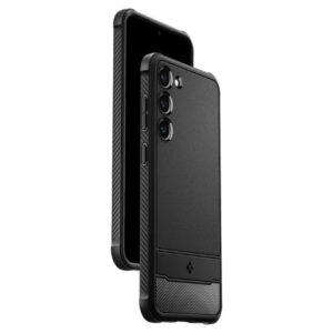 coque samsung galaxy s23 rugged armor spigen noir mat