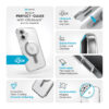 coque iphone 16 presidio perfect clear speck transparent chrome finish