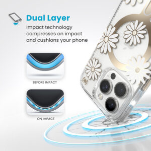 coque iphone 16 pro presidio lux speck motif fleur