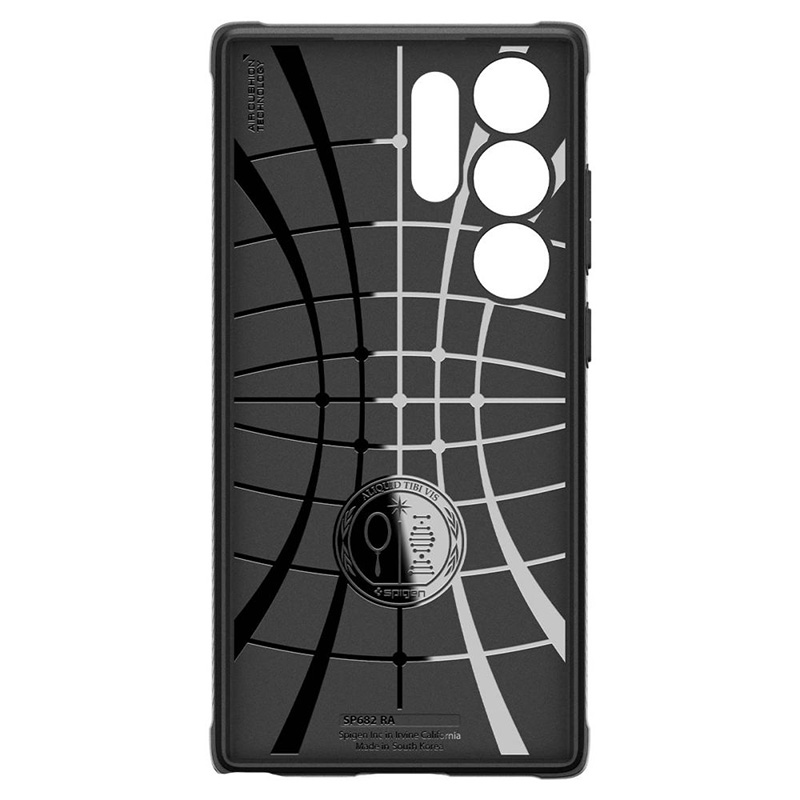 coque samsung galaxy s24 ultra rugged armor spigen noir mat