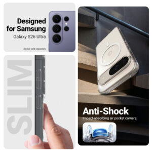 coque samsung galaxy s26 ultra hybrid clear magnetic crong transparent