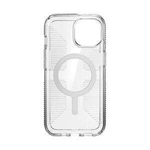 coque iphone 17e speck transparent chrome finish
