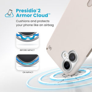 coque iphone 16 plus presidio2 pro speck blanc crème