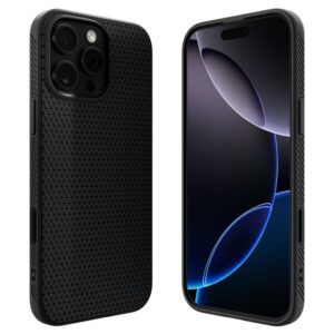 coque iphone 16 pro max liquid air spigen noir mat réf 9455