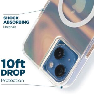 coque iphone 14 plus soap bubble case mate irisé réf 9789