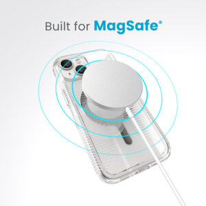coque iphone 17e speck transparent chrome finish