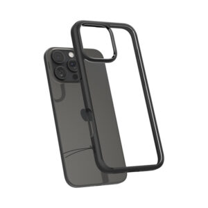 coque iphone 16 pro ultra hybrid spigen noir mat